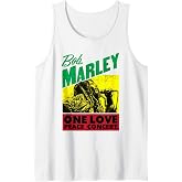 Official Bob Marley One Love Peace Concert Tank Top