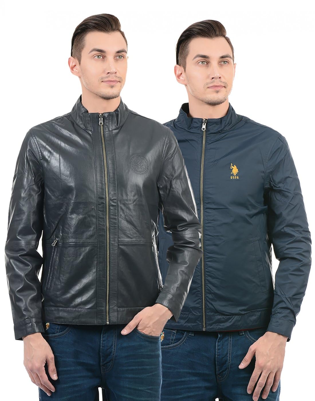 us polo biker jacket