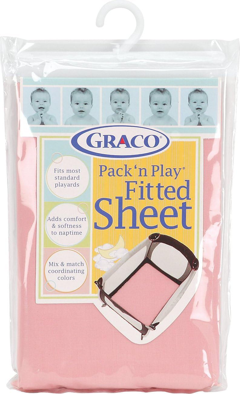 Graco Baby Pack n Play Sheet - Pink