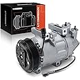 A-Premium Air Conditioner AC Compressor with Clutch Compatible with Nissan Altima 2.5L 2007 2013-2018, Rogue 2.5L 2014-2020, VCS-14EC Style (Not DKS17D), w/Two Plugs