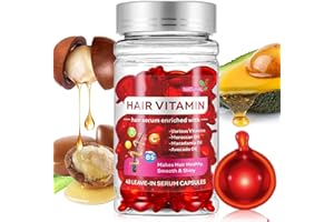 HuaQing Hair Treatment Serum,Leave-in Molecular Repair Keratin Hair Biotin Serum for Damaged and Dry Hair. (1 Box/40 Pcs)