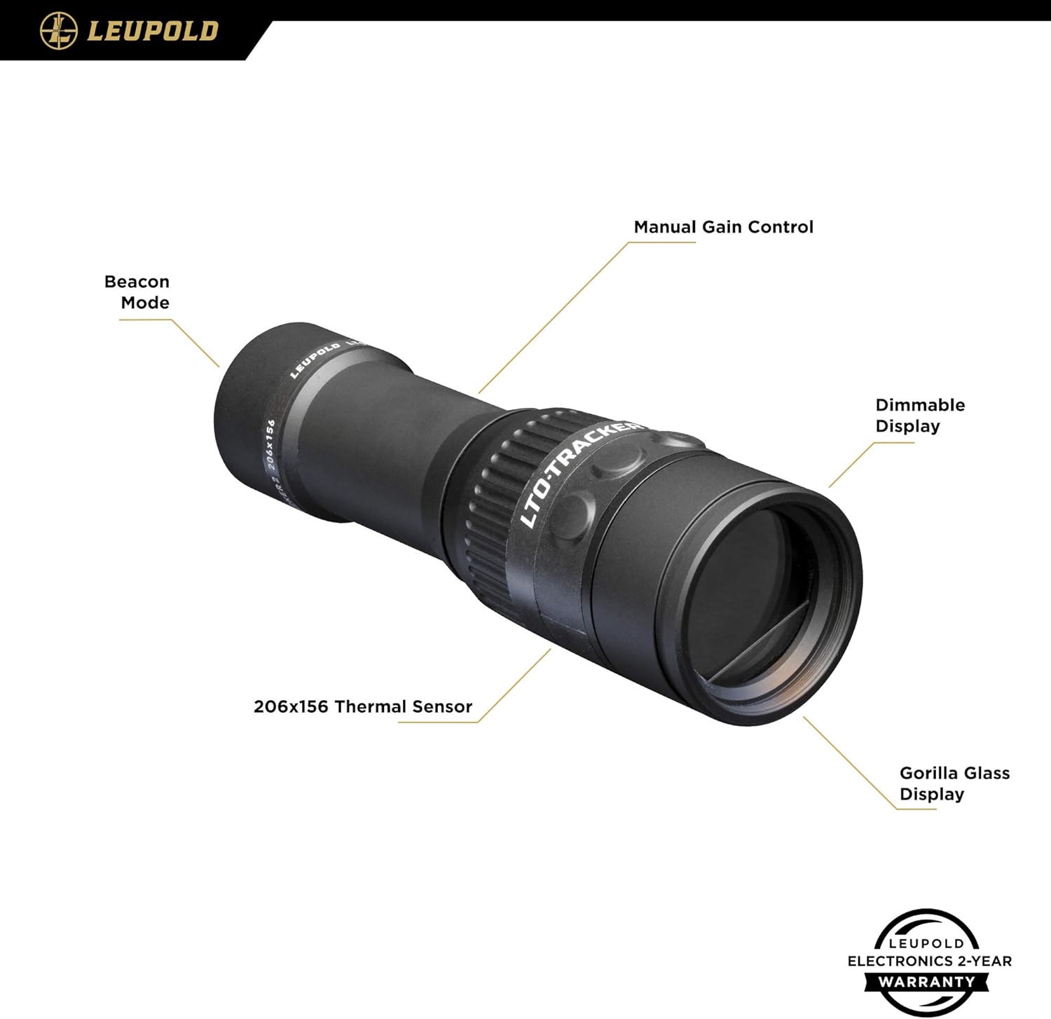 Leupold LTO Tracker 2 Thermal Viewer, Black (177187): Garden & Outdoor