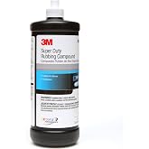 3M Super Duty Rubbing Compound, 05954, 1 Quart | Used by hand or machine, Contains no waxes or silicones