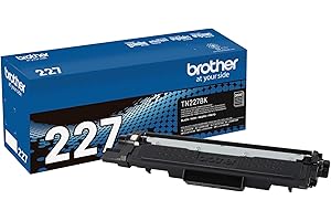 Brother Original TN227BK High-Yield Black Toner Cartridge, Higher Yield for Value, for Laser Printers HL-L3210CW, MFC-L3710CW