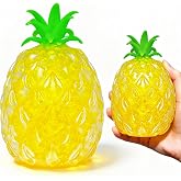 Pineapple Fruit Figurine (1 Pack) Pineapple Figurines for Vase Fillers | Jumbo Pineapple Figurine for Adults, Ideal for Vase Filler, Home Decor, Christmas Decor, Easter Basket Stuffers