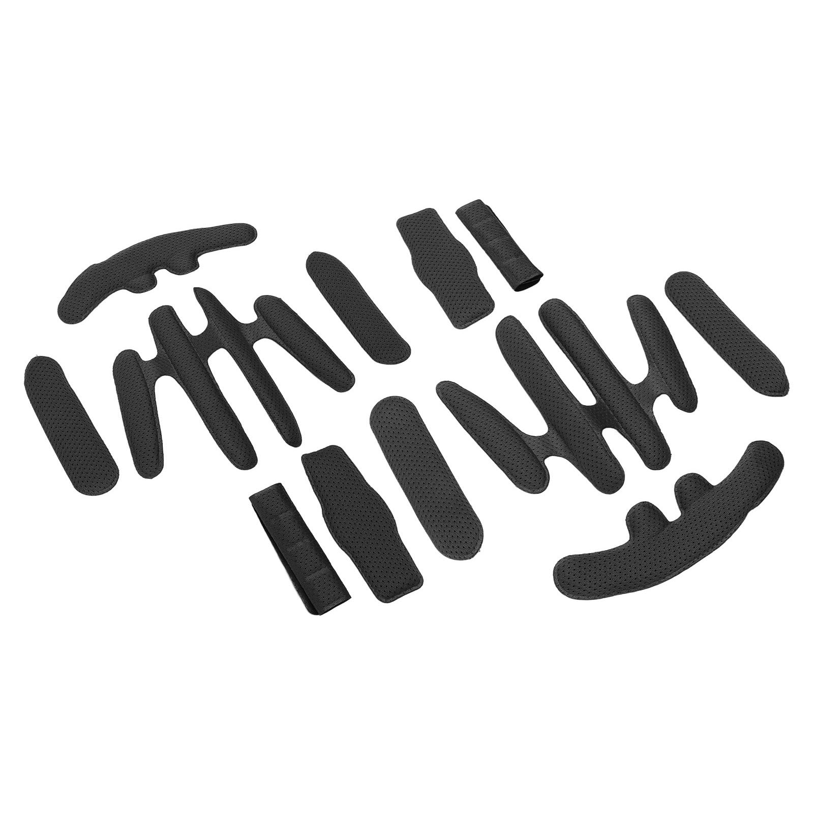 Cyrank Cycle Helmet Pads,2 Set Helmet Padding Kit Universal,Helmet Padding Foam Kit Bicycle Replacement Pads Universal Helmet Foam Pads Set Sponge Pads Bike Helmet Lining