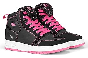 KEMIMOTO Motorcycle Shoes Women Motorbike Riding Shoes All Seasons Casual Motorcycle Shoes with Shoelace Pocket