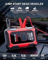GOOLOO A3 Jump Starter with Air Compressor 3000A 150 PSI Tire Inflator view 2