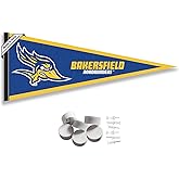 College Flags & Banners Co. Cal State Bakersfield Road Runners Pennant Flag and Wall Tack Mount Pads