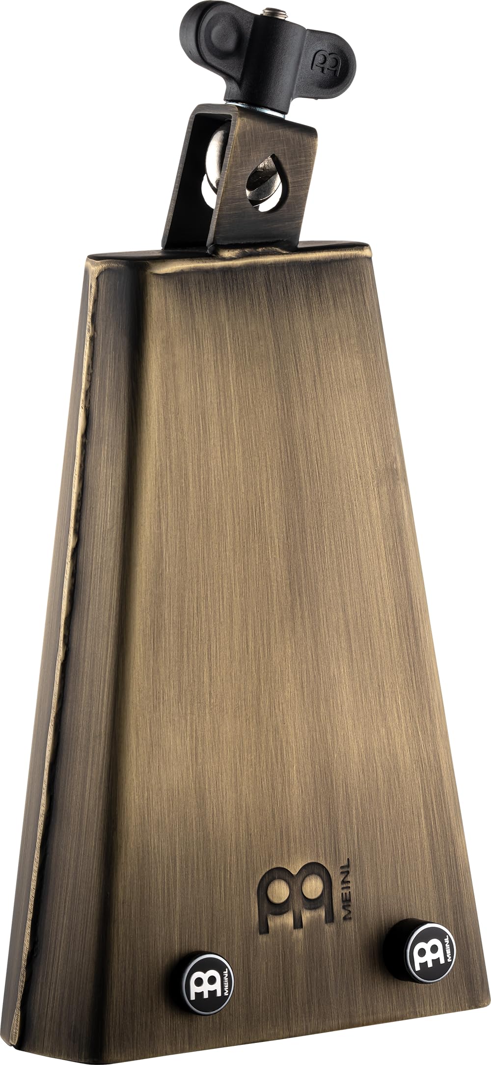 Meinl Percussion Mike Johnston Cowbell - Large Idiophone - Length 7.75 Inches - Mountable - Groove Bell - Steel, Vintage Finish (MJ-GB)