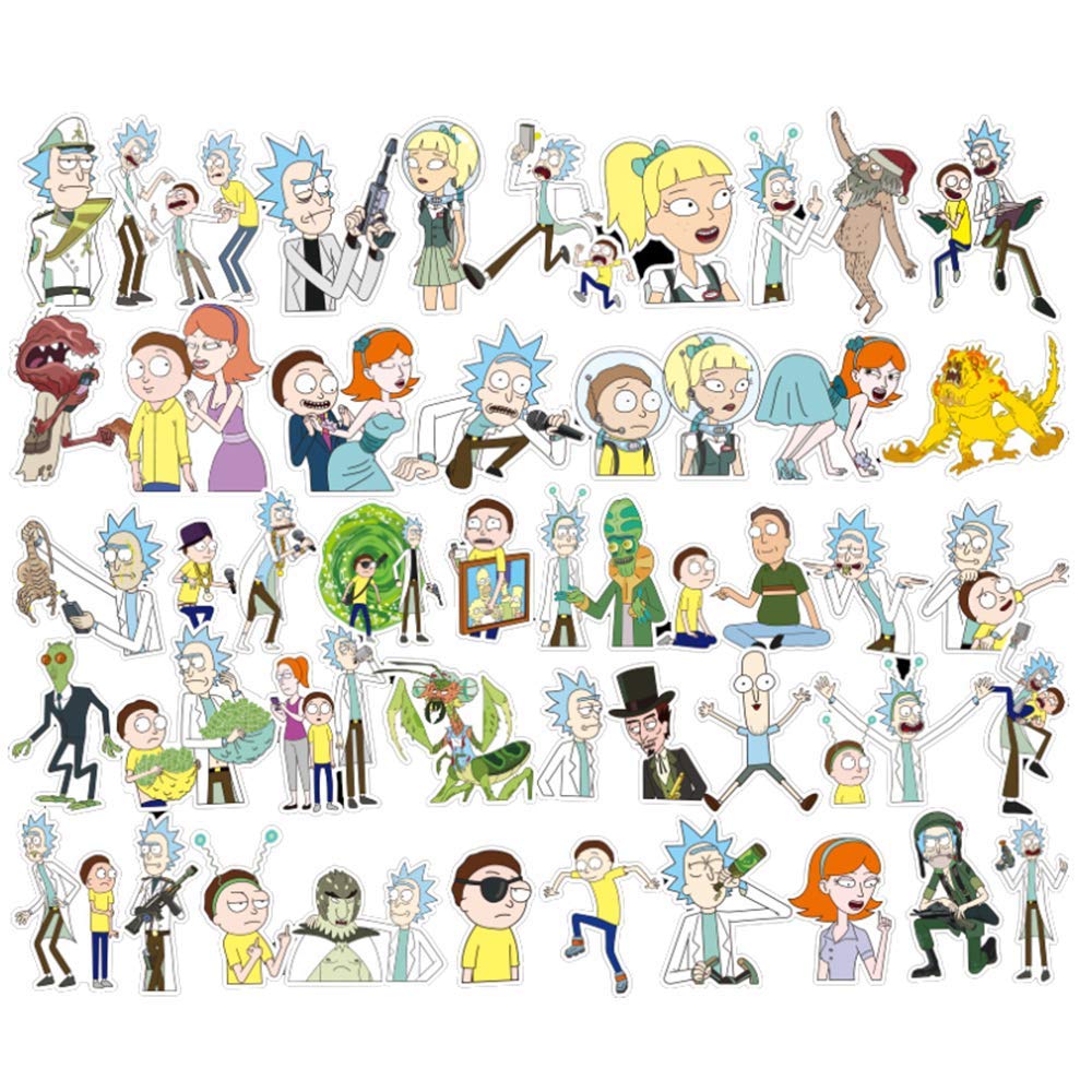 100 pcs Mixed Stickers for Luggage Laptop Decal Toys Bike Car Motorcycle Phone Snowboard Funny Doodle Cool DIY Sticker