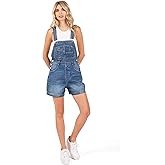 Lana Roux 90s Retro Revolt Dungaree Utility Denim Short Overalls