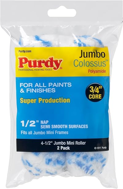 Purdy Colossus Roller Sleeve 4.5 in Pack of 2 1/2 in Nap