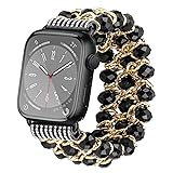 Compatible for Apple Watch Bling Beaded Bracelet
