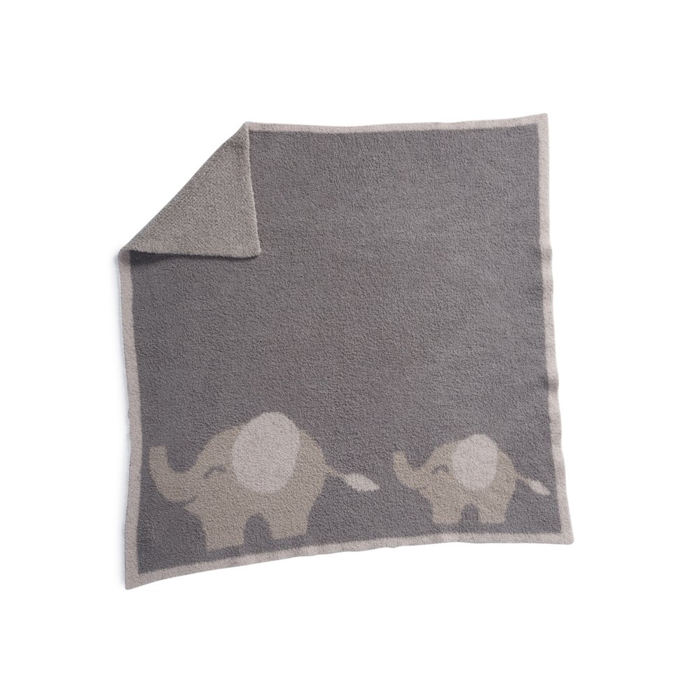 Barefoot Dreams Cozychic Follow Me Blanket Elephant, Pink