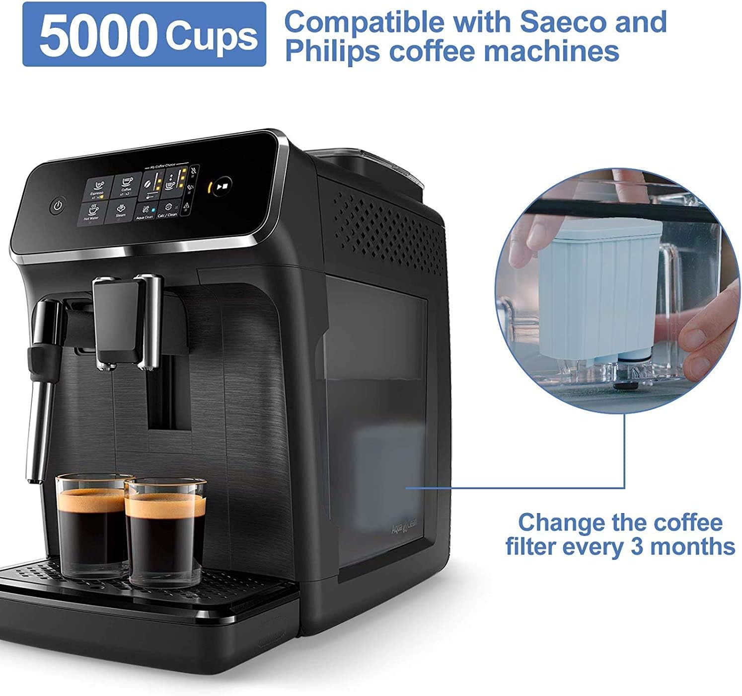 Espresso Coffee Water Replacement Filters Compatible With Philips Saeco Aquaclean Ca6903 Vacuums Floor Care Upright Filters Urbytus Com