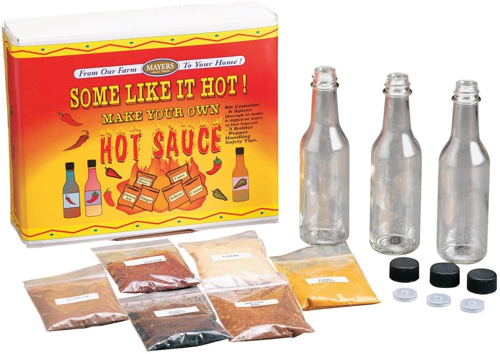 Amazon Com Make Your Own Hot Sauce Kit Specialty Recipes With 6 Unique Spices Perfect Diy Set For A Dad Or Uncle Toys Games