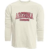 Blue 84 NCAA Unisex-Adult NCAA Officially Licensed Long Sleeve T-Shirt Ivory Dyed Ringspun Vintage