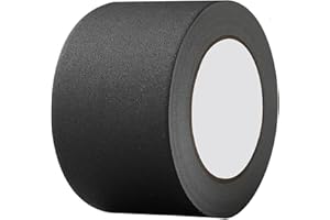 AMOGATO Gaffer Tape-3 Inch x 30 Yard,Gaffers Tape Black,Rubber Adhesive Leaves No Residue,Waterproof,Multipurpose,Easy to Tear,Great for Concerts, Weddings or More