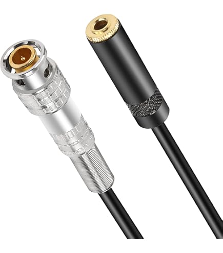 Câble 3.5mm TRS Vers BNC Timecodes Pour Appareil Photo C300/C500