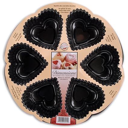 Wilton Dimensions 6-Cup Cast-Aluminum Mini-s Pan