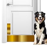 Panther Armor 8x34 Inch Gold Door Kick Plate & 4x12