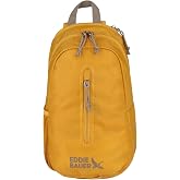 Eddie Bauer Stowaway Packable Sling Bag | Foldable | Travel | Outdoor | Lightweight | Compact | Everyday Carry | Ripstop Nylon | 10L - Field Gold