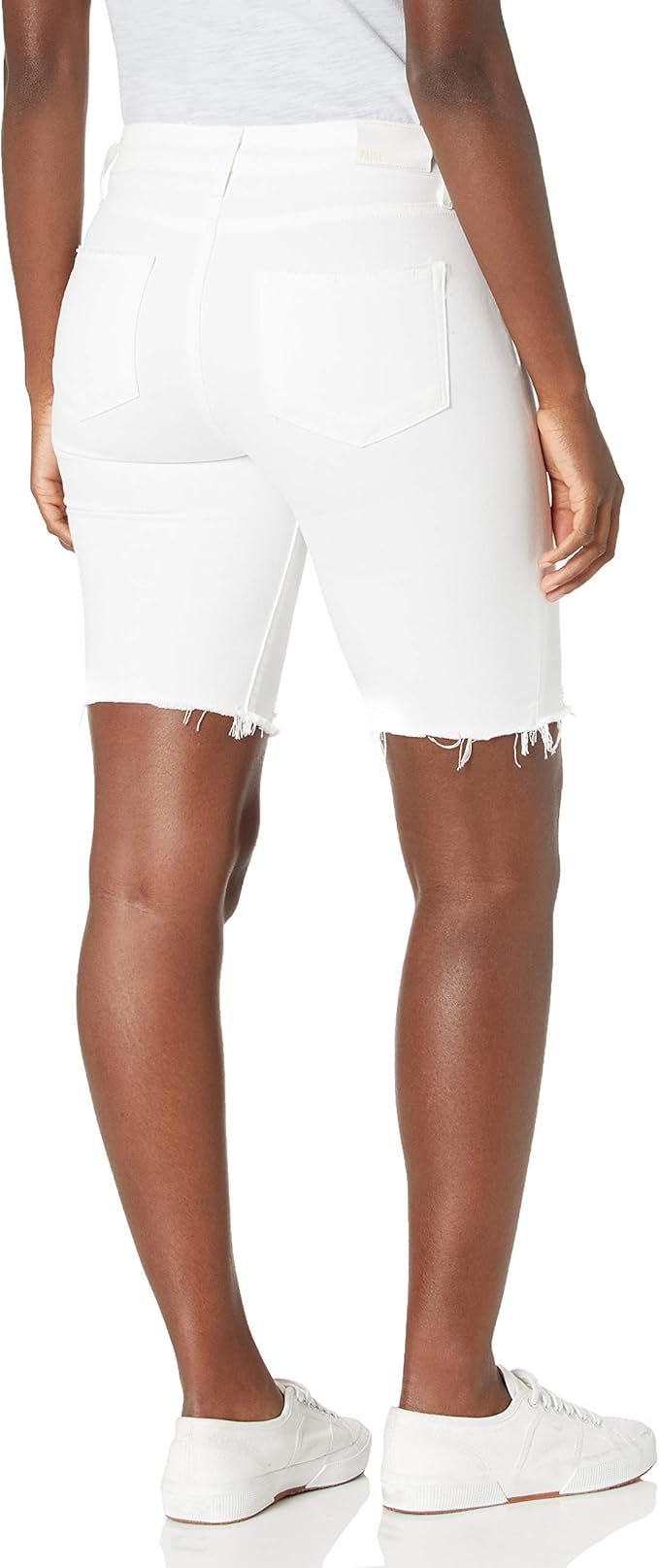 paige jax knee shorts