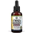 Amazing Herbs Premium Black Seed Oil - Gluten Free, Non GMO, Cold Pressed Nigella Sativa Aids in Digestive Health, Immune Support, Brain Function, Joint Mobility - 1 Fl Oz