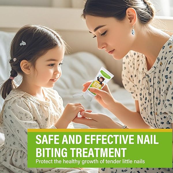 NAIL BITING TREATMENT FOR KIDS, NAIL BITING PREVENTION FOR KIDS & ADULTS, 100% NATURAL PLANTS
