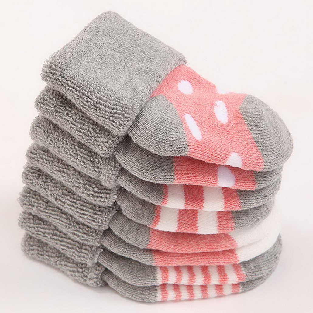 Bebe Garcon 0 24m Bebe Puericulture Feoya Lot De 4 Paires De Chaussettes Bebe Fille Garcon Naissance Coton Hiver Epaissir 0 3 Ans Motif Ram Mount Co Uk