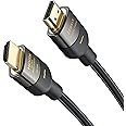 Zeskit Optical Fiber 15m (49ft) 48Gbps Ultra High Speed HDMI Cable 8K60 4K120 144Hz eARC HDR HDCP 2.2 2.3 Compatible with Dolby Vision Apple TV 4K Roku Sony LG Samsung Xbox Series X RTX 3080 PS4 PS5