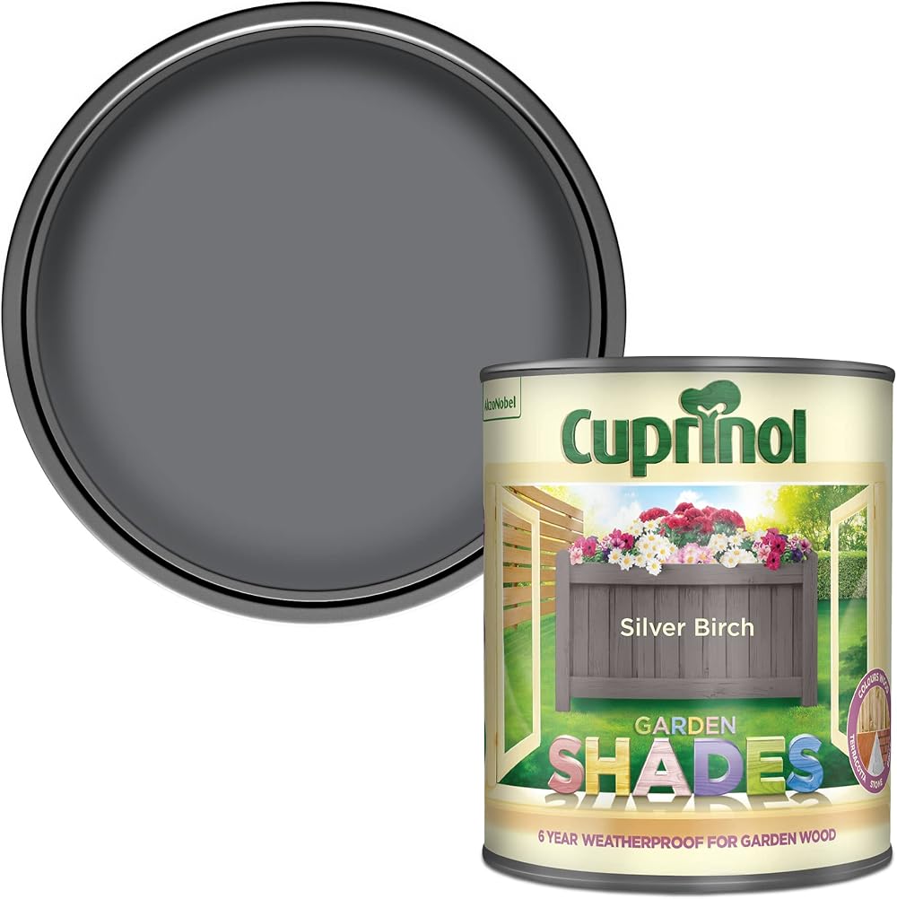Cuprinol Garden Shades Exterior Woodcare Silver Birch 1 Litre