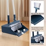 SDARISB Broom Dustpan Set with 127 cm Extendable Handle Rotatable Head view 4