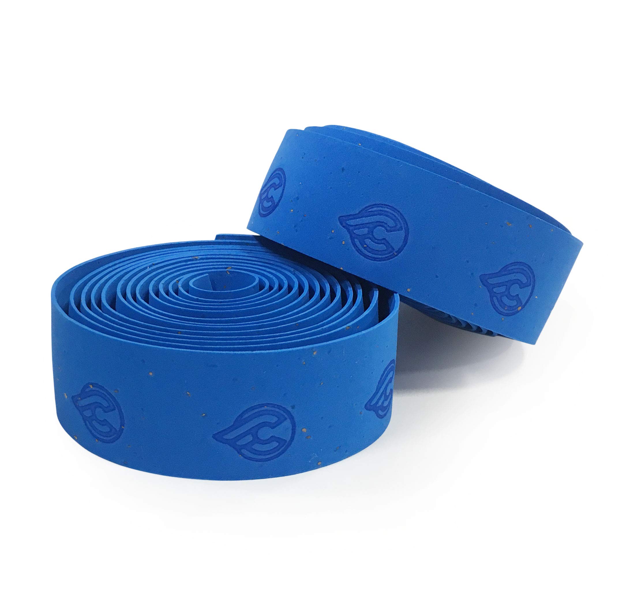 Cinelli Original Cork Handlebar Tape & Plugs, Blue