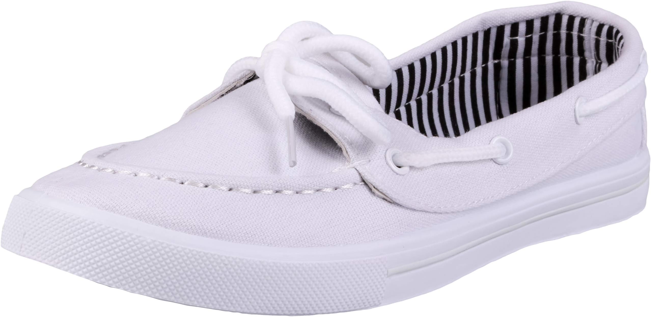 Enimay Women's Original Style Slip-On Casual Canvas Boat Shoe Loafer Flats