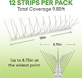 Anytime Garden Bird Spikes Pigeon Seagull Repellent Stainless Steel 3m Made view 2