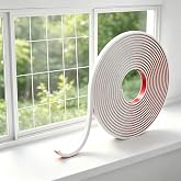 33ft Window Grid Kit,Flexible TPE Peel and Stick Window Grille,White | Self-Adhesive Window Mullions Strips, Peel and Stick Molding Trim for Wall Door Frames Home Decoration,W0.56&rdquo;x H0.2&rdquo;
