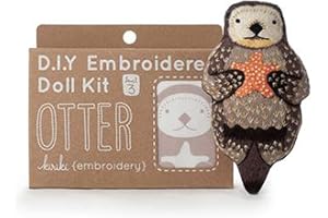 DIY Embroidery Doll Kit 3 Skill Levels - Beginner to Advanced (Alligator - Level 2)