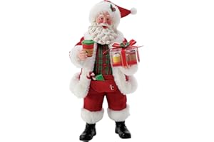 Department 56 Possible Dreams Bon Appetit Santa Coffee Break Figurine, 10.5 Inch, Multicolor