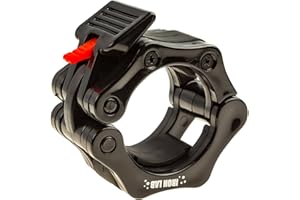 Iron Lab Olympic Barbell Clips – 2 Inch Barbell Clamps, Locking Barbell Collars Set of 2, Olympic Barbell Clips for Crossfit,
