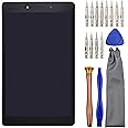 Sunways Full LCD Digitizer Touch Screen with Screen Frame Replacement for Samsung Galaxy Tab A 8.0 2019 SM-T290 8.0" Black