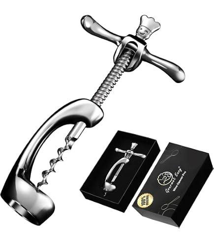 Étui Tire-bouchon Vin Bouquet - Cuir Professionnel Avec Clip Pour Ceinture Ou Tablier, Décapsuleur Pratique
