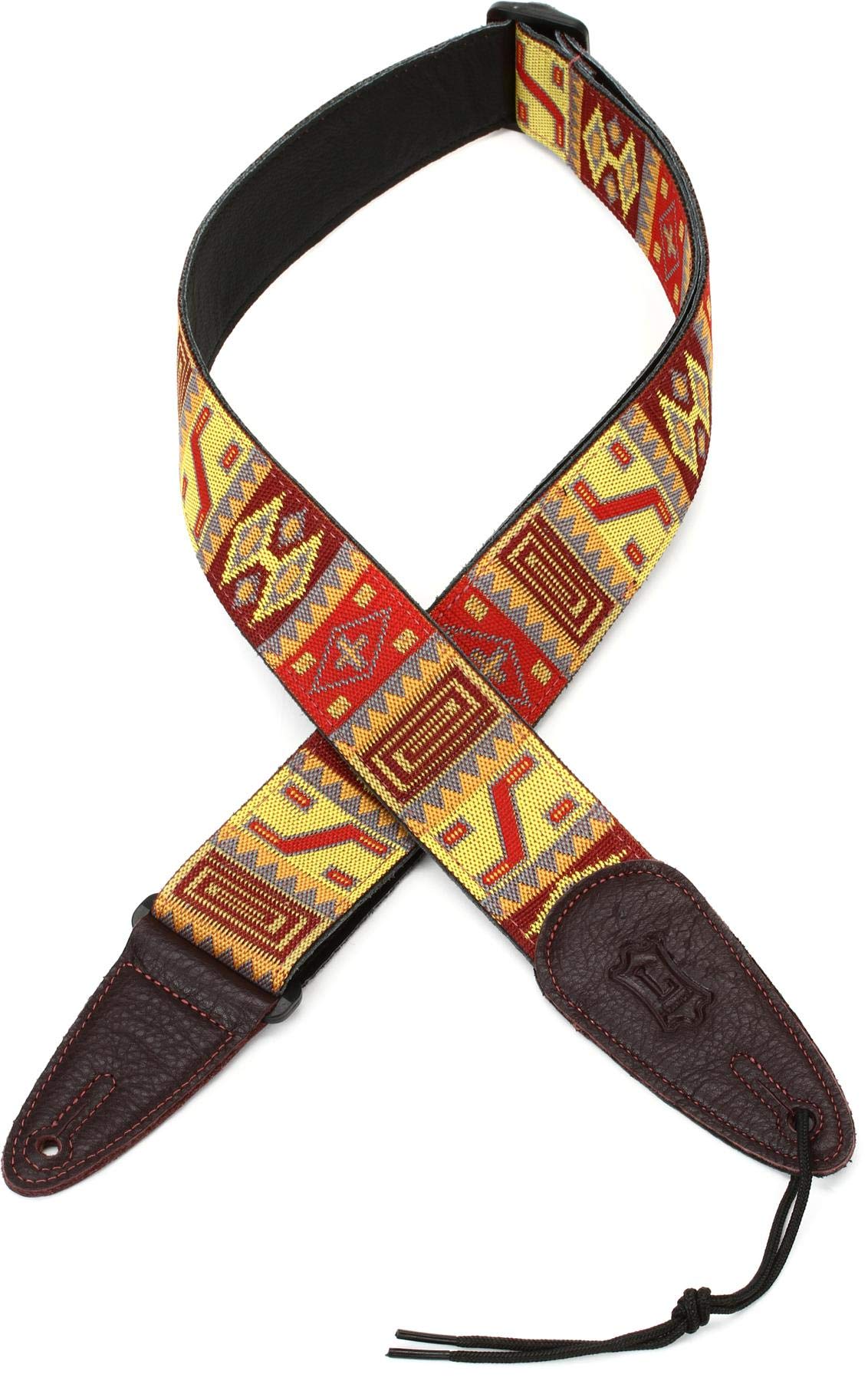 Levy's Leathers MGHJ2-006 Hogan Jacquard with Garment Leather Backing Strap, 2-Inch