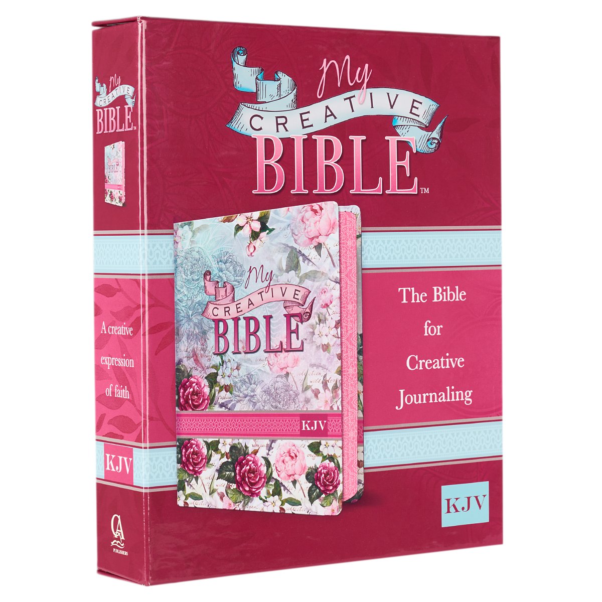 KJV Holy Bible, My Creative Bible, Faux Leather Flexcover - Ribbon Marker, King James Version, Pink Floral (KJV Creative Editions) KJV Holy Bible, My Creative Bible, Faux Leather Flexcover - Ribbon Marker, King James Version, Pink Floral (KJV Creative Editions) Imitation Leather