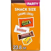 Hershey Assorted Caramel Flavored Snack Size, Candy Party Pack, 23.8 oz