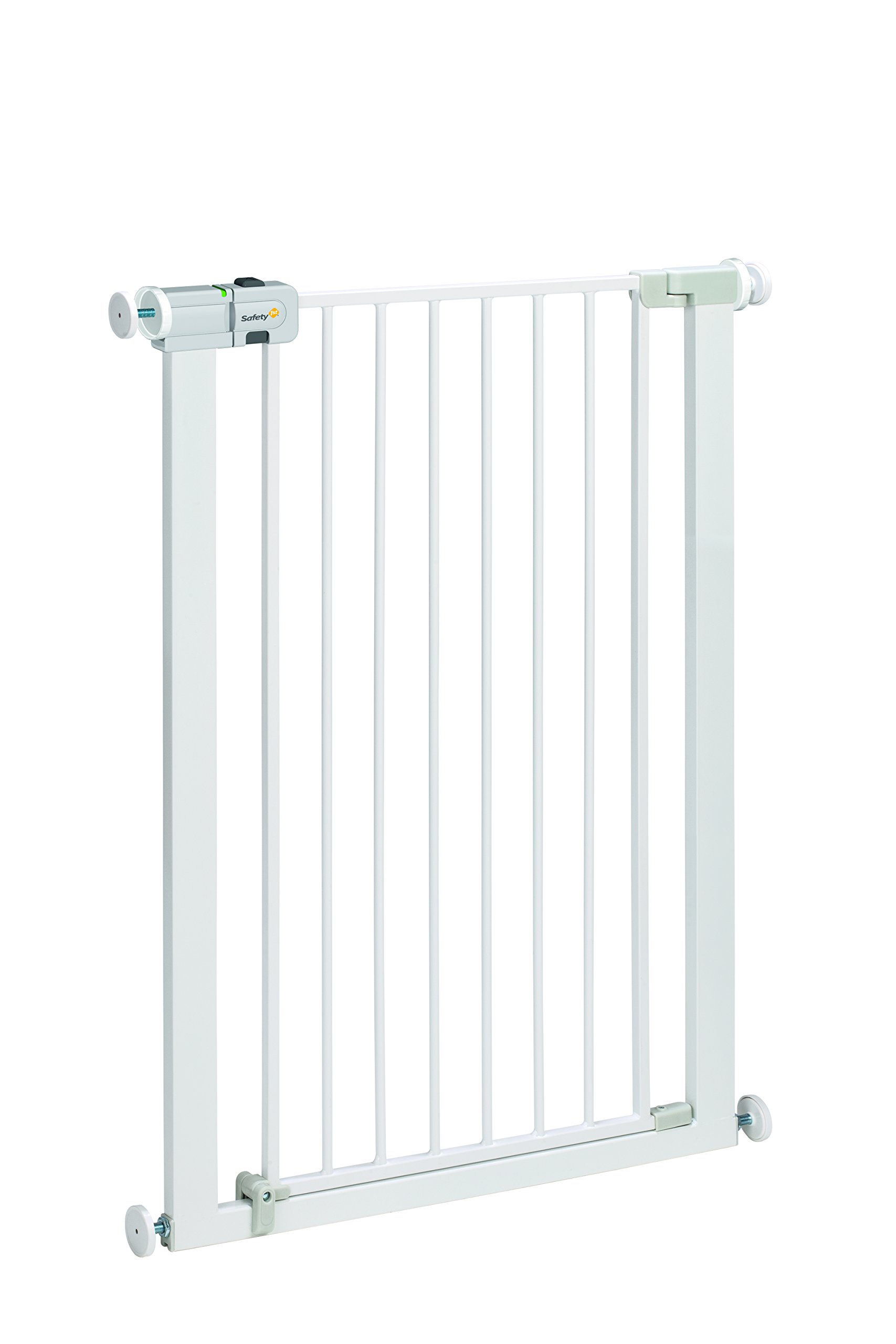 Safety 1st Stair Gate Easy Close Extra Tall No Drilling Safe Metal Door Safety Gate Extra High (91 cm), White