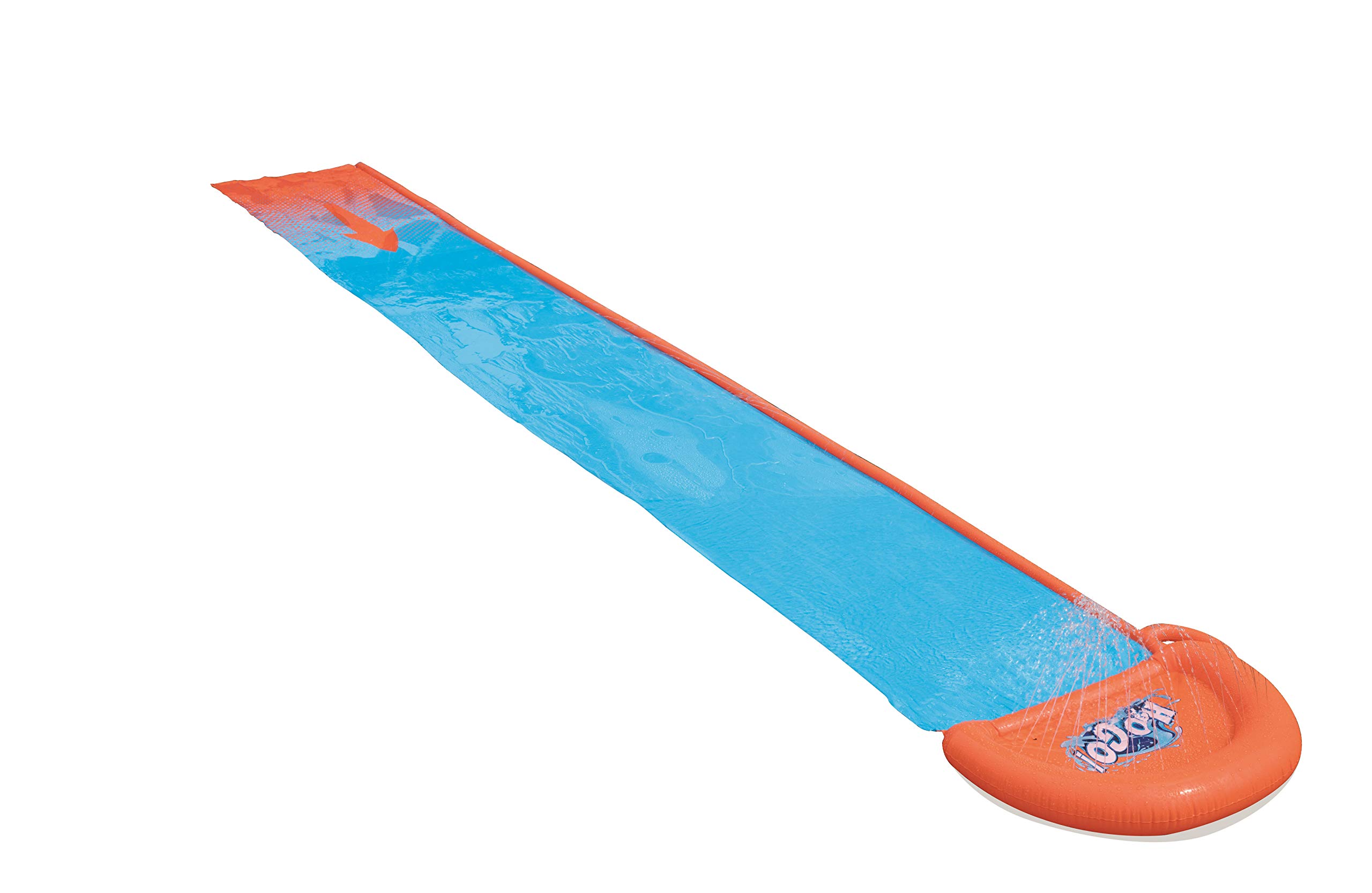 Bestway H20GO. Single Water Slide, 18 ft Inflatable Slip and Slide with Built-In Sprinklers