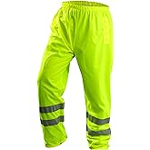 OccuNomix Add To Lookup List Class Rain Safety-pants, Yellow, Small US