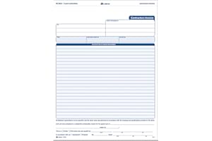 Adams Contractor Invoice Forms, 8.5 x 11.44 Inch, 3-Part, Carbonless, 100-Pack, White, Canary and Pink (NC3822)